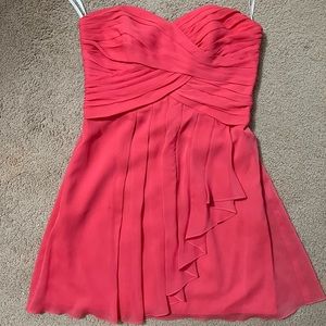 David’s Bridal. Size 12. Coral dress. Worn Once.